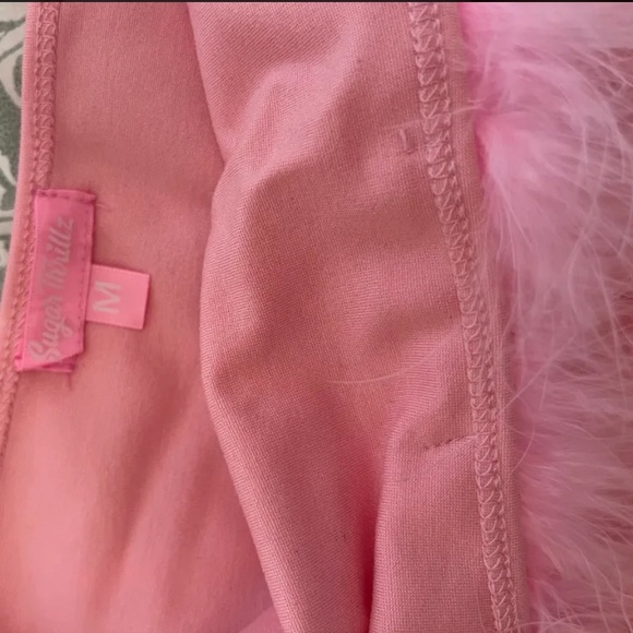 Barbie Pink Feather Tank Top - Picture 4 of 9